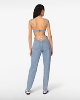 Chocker Denim Trousers - Women