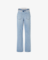 Choker Denim Trousers - Archive | GCDS