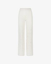 Gcds Monogram Macramé Trousers - Archive | GCDS