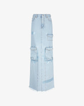 Denim Tape Ultracargo Skirt - Archive | GCDS