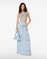 Denim Tape Ultracargo Skirt - Archive | GCDS