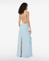 Denim Tape Ultracargo Skirt - Archive | GCDS