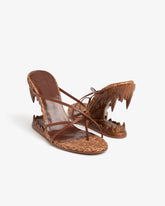 Morso Gcds Monogram Rafia Thong Sandals - Archive | GCDS