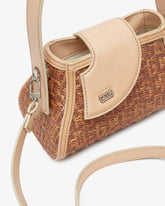 Comma Gcds Monogram Rafia Small Handbag - Archive | GCDS