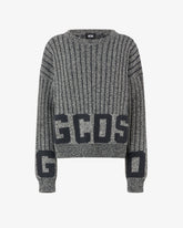 Maglione a coste con logo - Abbigliamento Donna | GCDS