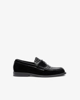 Wirdo Patent Monogram Loafers - Men’s Shoes  | GCDS