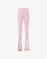 Ribbed Knit Trousers - Women