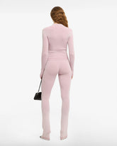 Ribbed Knit Trousers - Women