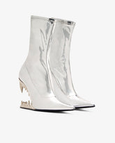 Morso Mirror Vinyl Ankle Boots - ALL FULL PRICE | GCDS