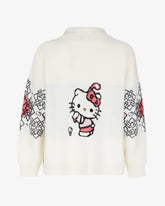 Cardigan con zip intera a rombi Hello Kitty - Abbigliamento Donna | GCDS