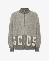 Ribbed Low Logo Full Zip Cardigan - ALL PRODUCT DISCOUNT | GCDS