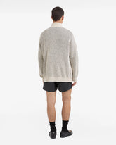 Ribbed Low Logo Zip Sweater - ALL PRODUCT DISCOUNT | GCDS