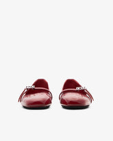 Patent Monogram Ballerina - Bordeaux | GCDS