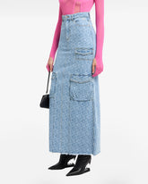 Monogram Denim Ultracargo Skirt - Women