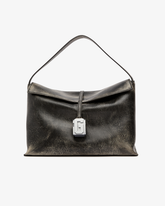 Rub-Off Leather Mega Comma Bag - Women