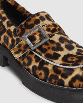 GCDS x Clarks Leopard loafers - Archive | GCDS