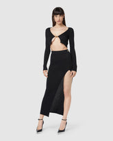 Lurex long skirt - Archive | GCDS