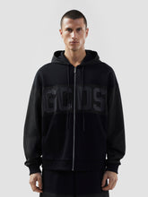 Band Logo Nylon Mix Full Zip Hoodie - ALL FULL PRICE | GCDS