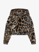 Felpa con cappuccio Animalier - Abbigliamento Donna | GCDS