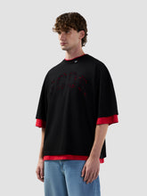 T-shirt over con logo solarizzato - Abbigliamento Uomo | GCDS