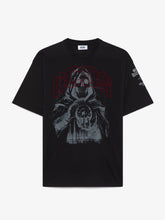 T-shirt con stampa gotica - Nero | GCDS