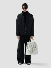 Camicia oversize in jeans imbottita - Abbigliamento Uomo | GCDS