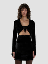 Abito mini in velluto con cappuccio - Abbigliamento Donna | GCDS