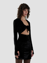 Abito mini in velluto con cappuccio - Abbigliamento Donna | GCDS