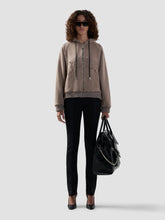 Felpa con cappuccio e full zip con maniche raglan e logo GCDS - Abbigliamento Donna | GCDS