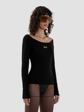 Patch Logo Ribbed Longsleeves T-Shirt - ALL FULL PRICE | GCDS