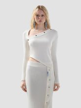 Ribbed Snap Longsleeves Top
 - ALL FULL PRICE | GCDS