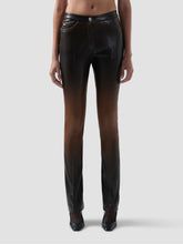 Pantaloni skinny in eco-pelle sbiadita con zip - Abbigliamento Donna | GCDS