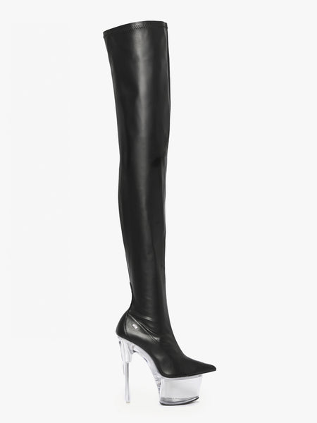 Pole Platform Boots Black | GCDS Official Website