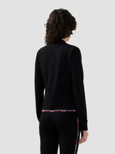 Top in piquet con mezza zip e bande logo - Abbigliamento Donna | GCDS