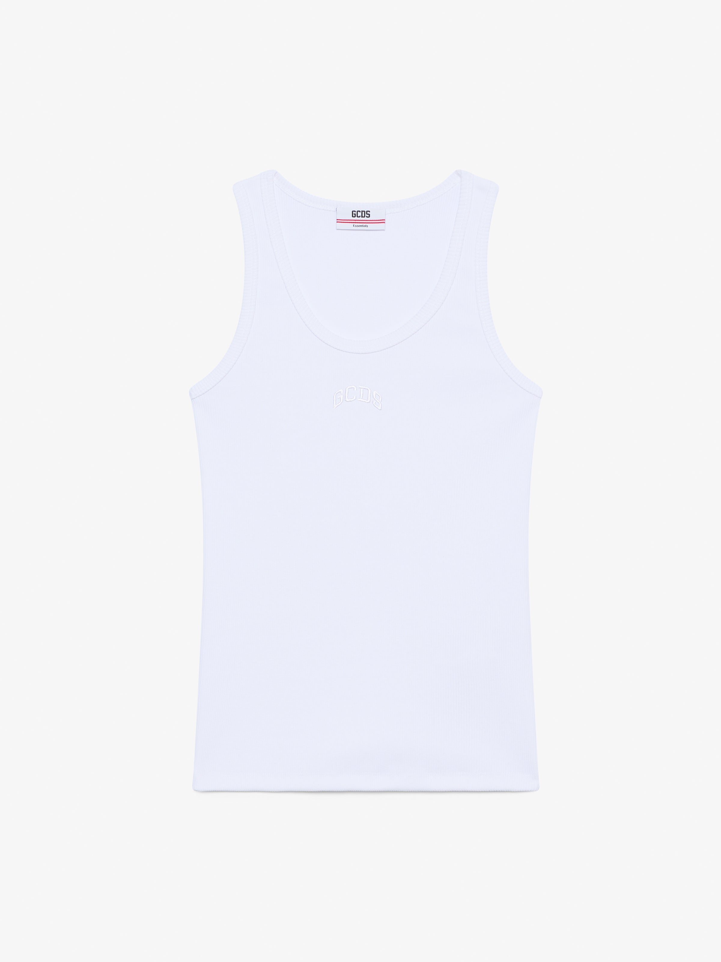 トップス Lu.Official Sheer Circle Tank/White Lu.Official Sheer Circle Tank/White