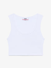 Top mini a costine logo lounge - Abbigliamento Donna | GCDS