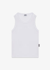 Canotta a costine con Logo Lounge - ALL FULL PRICE | GCDS