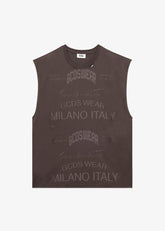History Sleeveless T-shirt - ALL FULL PRICE | GCDS