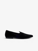 Mocassino in velluto con logo -  | GCDS