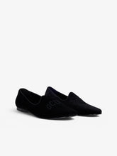 Mocassino in velluto con logo -  | GCDS