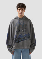 Riders Print Hoodie - ALL FULL PRICE | GCDS