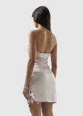 Abito midi in raso - Abbigliamento Donna | GCDS