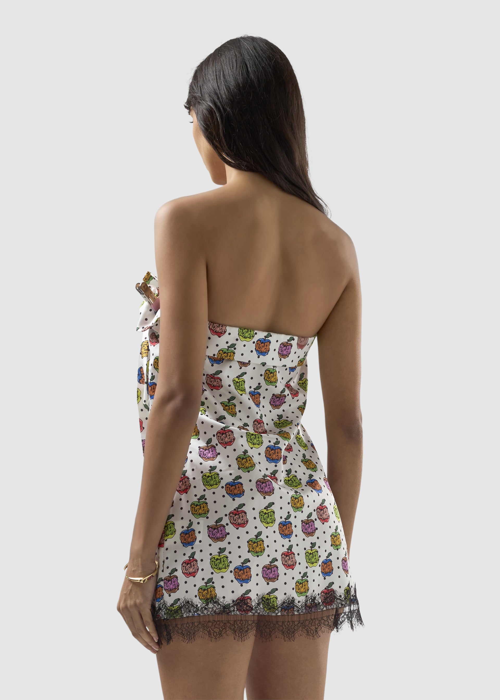 apple mini dress GCDS