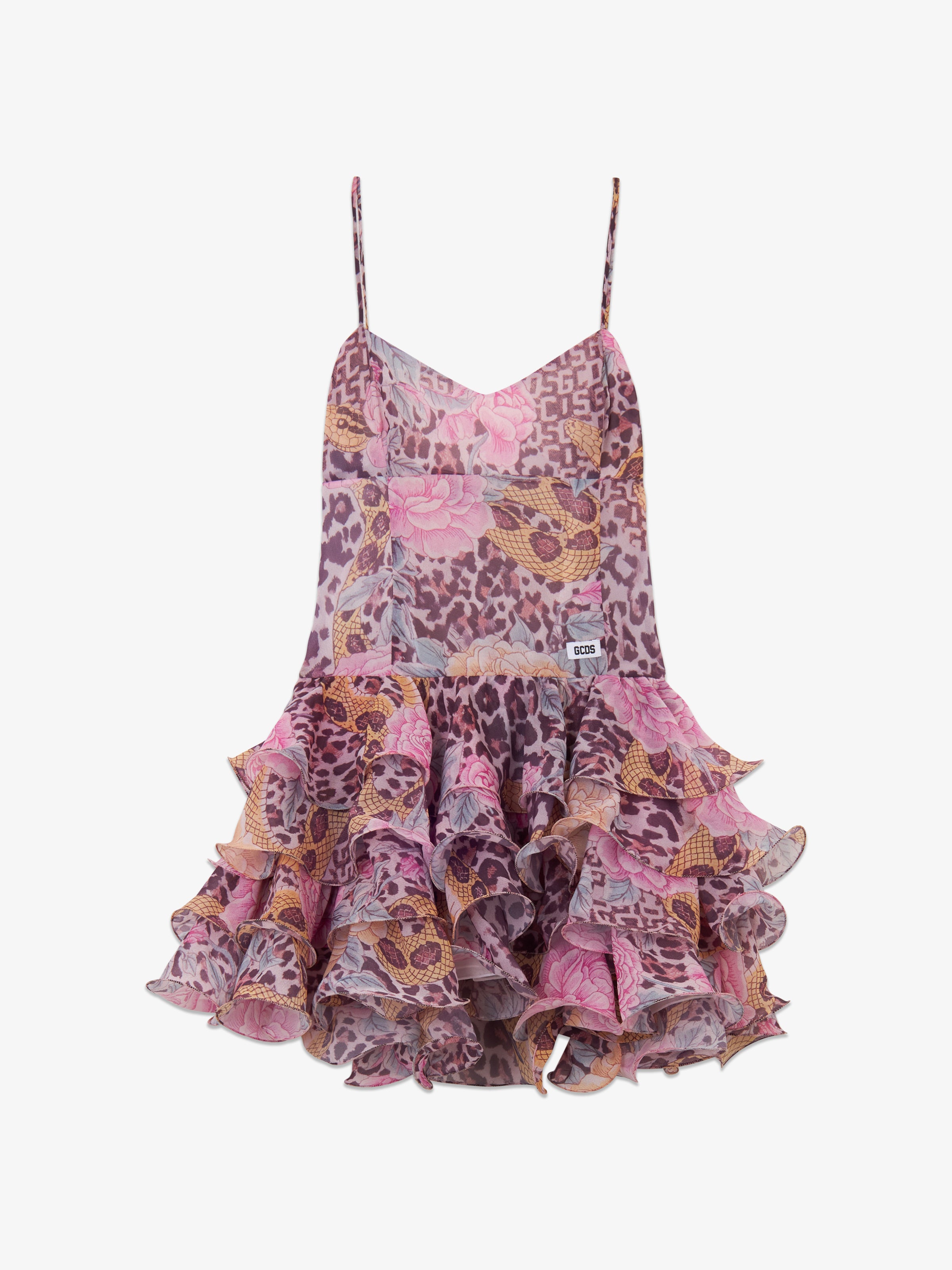 gcds pink dress GCDS Ribbed Long Dress | Pink