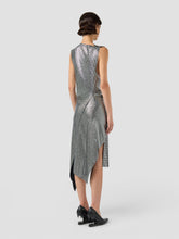Sparkling Asymmetrical Midi Dress - Dalla passerella | GCDS