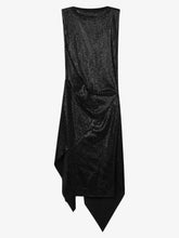 Sparkling Asymmetrical Midi Dress - Dalla passerella | GCDS