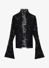 Flared Lace Shirt - ALL FULL PRICE | GCDS