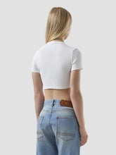 Ribbed Logo Lounge Crop T-shirt - ALL FULL PRICE | GCDS