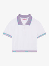 Cropped Polo Shirt with Logo Trim - ALL FULL PRICE | GCDS
