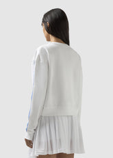 Logo Tape Cropped Sweatshirt - ALL FULL PRICE | GCDS